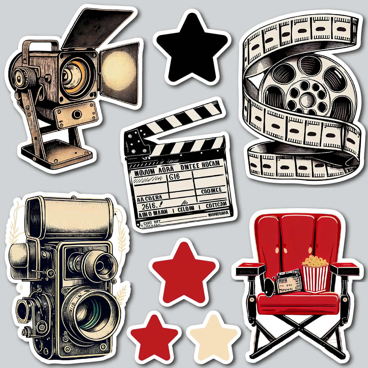 VINTAGE THEATRE | Yard Card Set