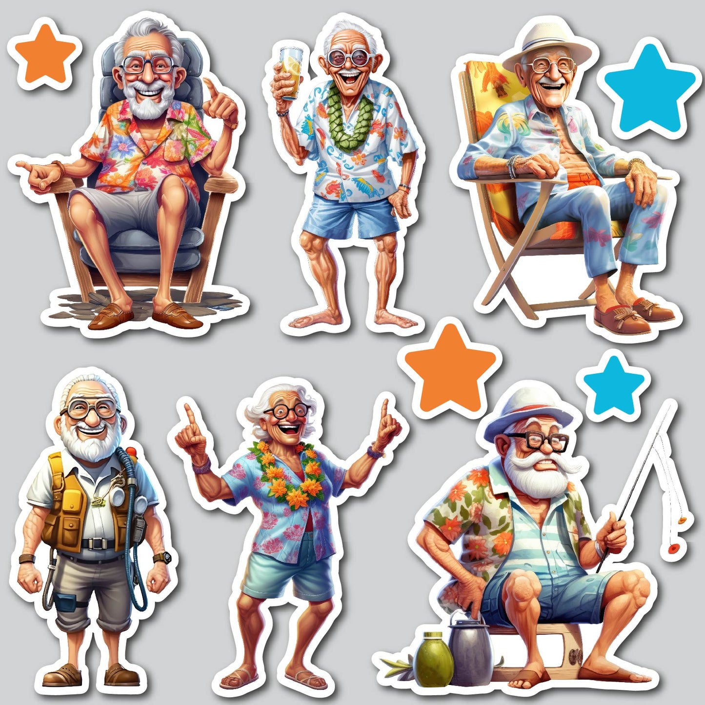 COOL GRANDPA | Yard Card Set