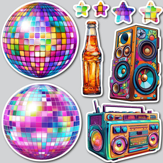 RETRO PARTY | Yard Card Set