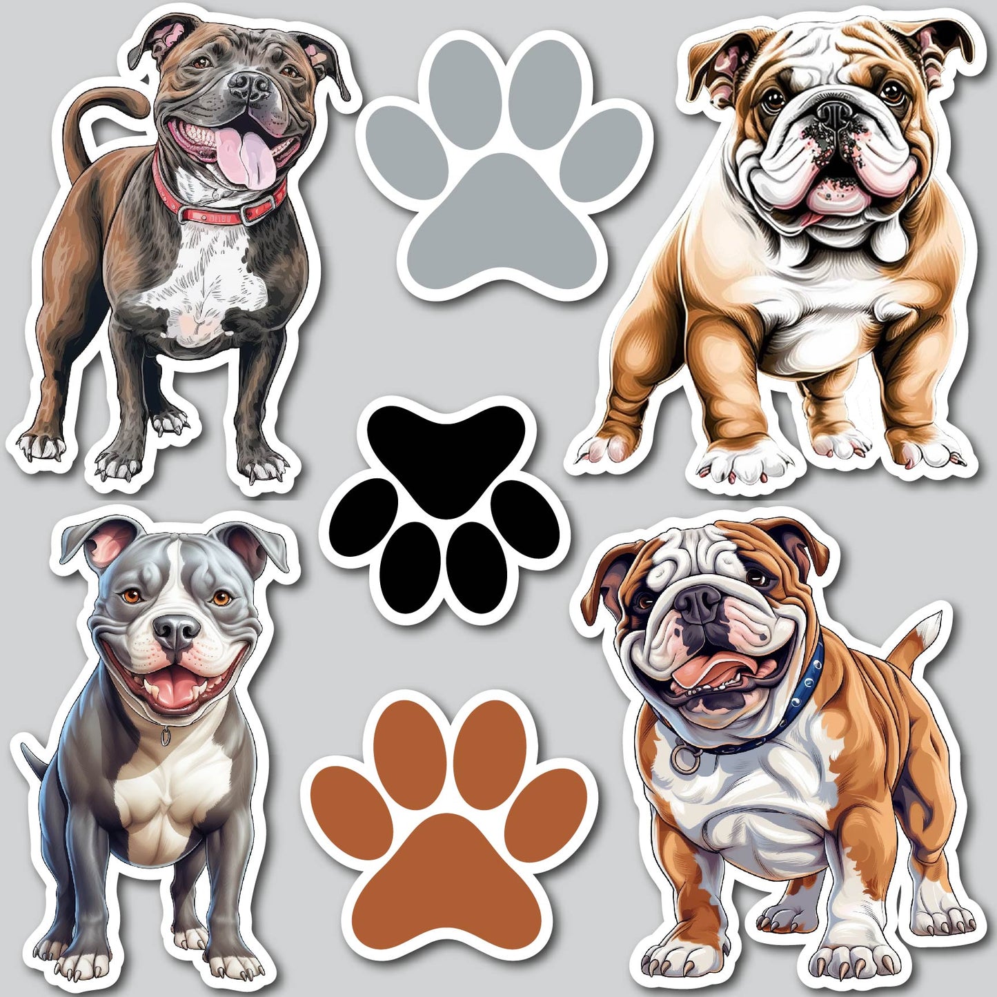 BULLDOGS | Yard Card Set