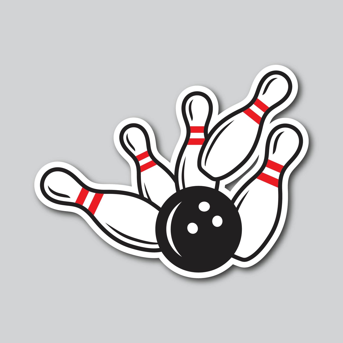 BOWLING BALL AND PINS