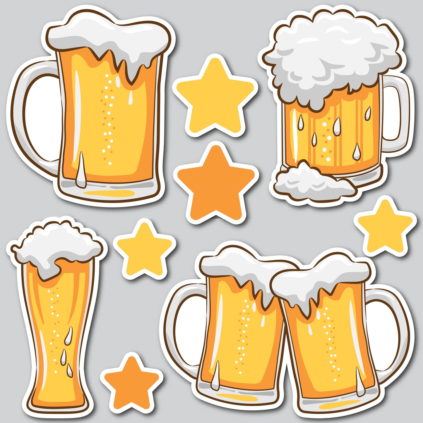 BEER MUGS | Yard Card Set