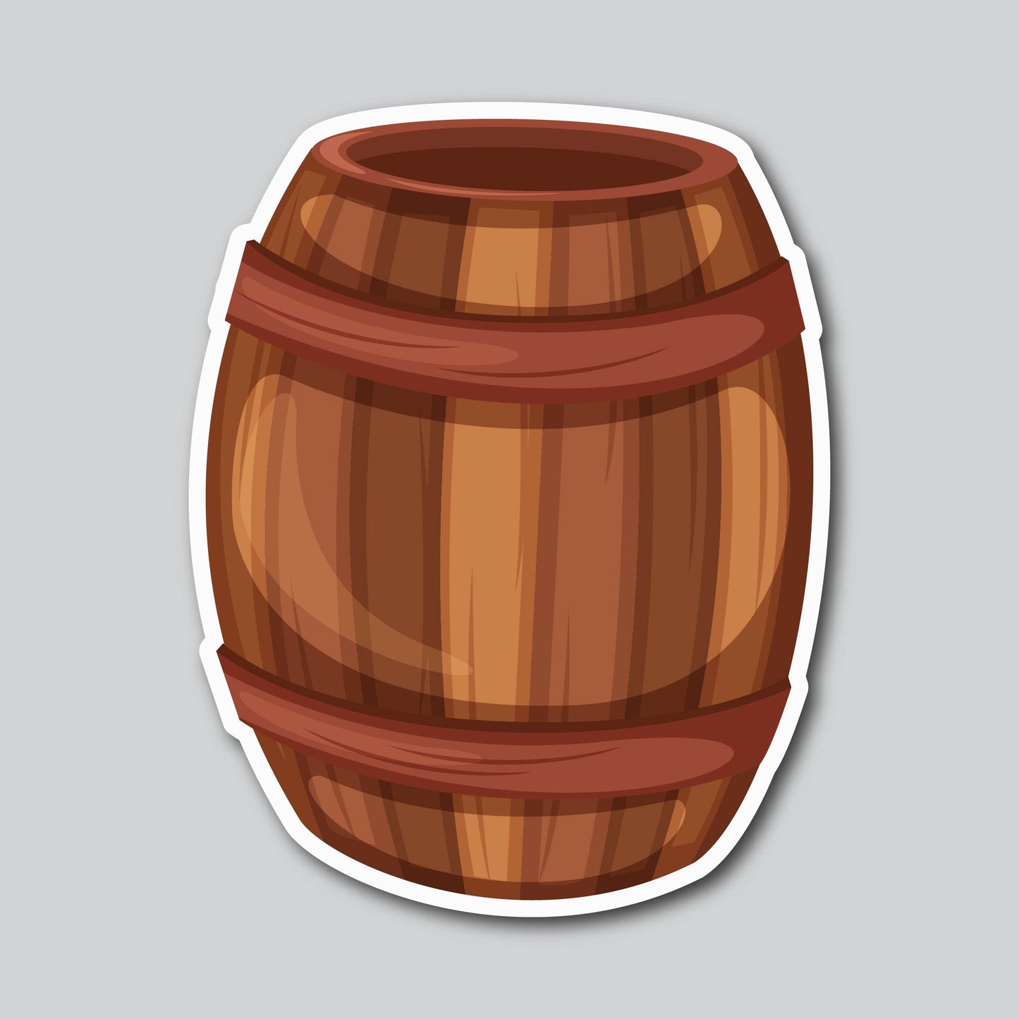 Pirates Wood Barrel