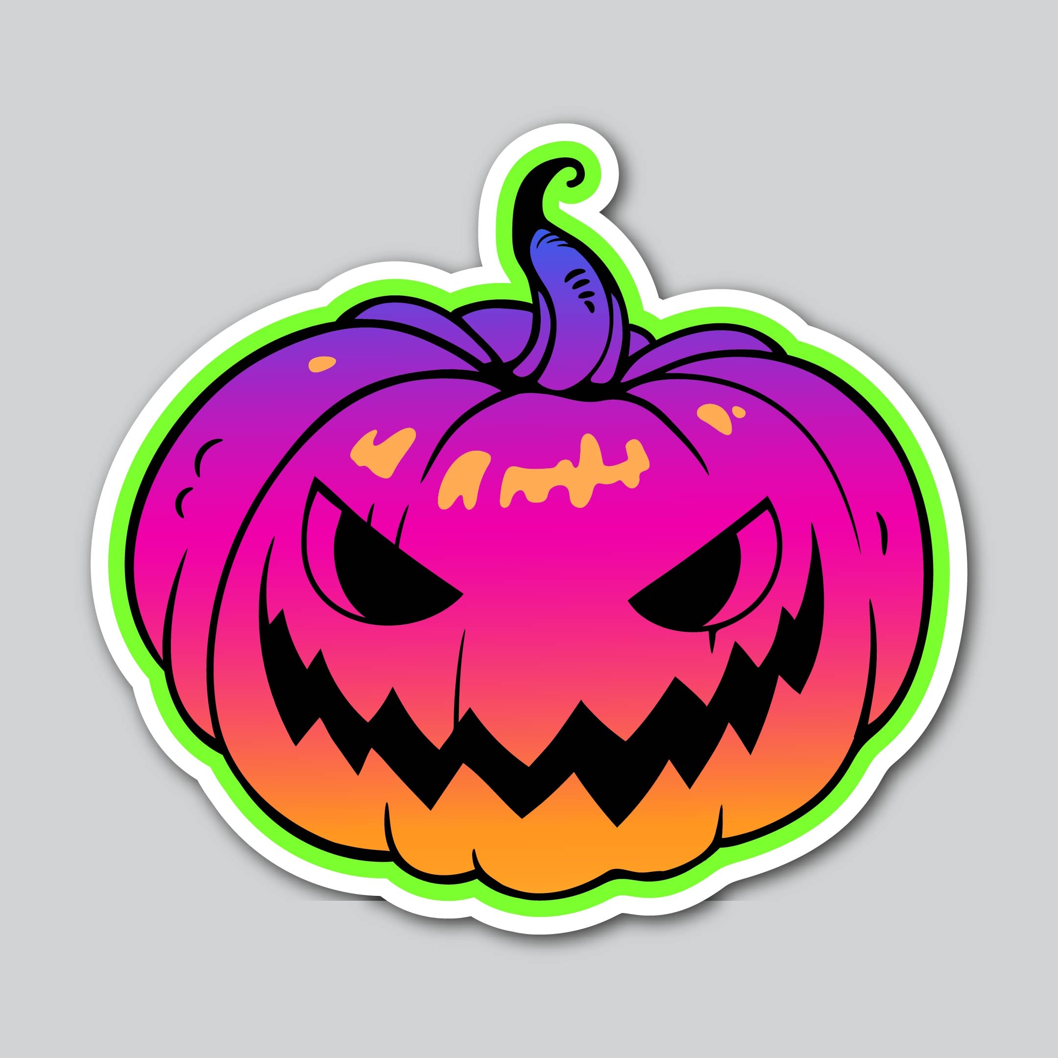 NEON PUMPKIN Yard Card Shop   1144 01 