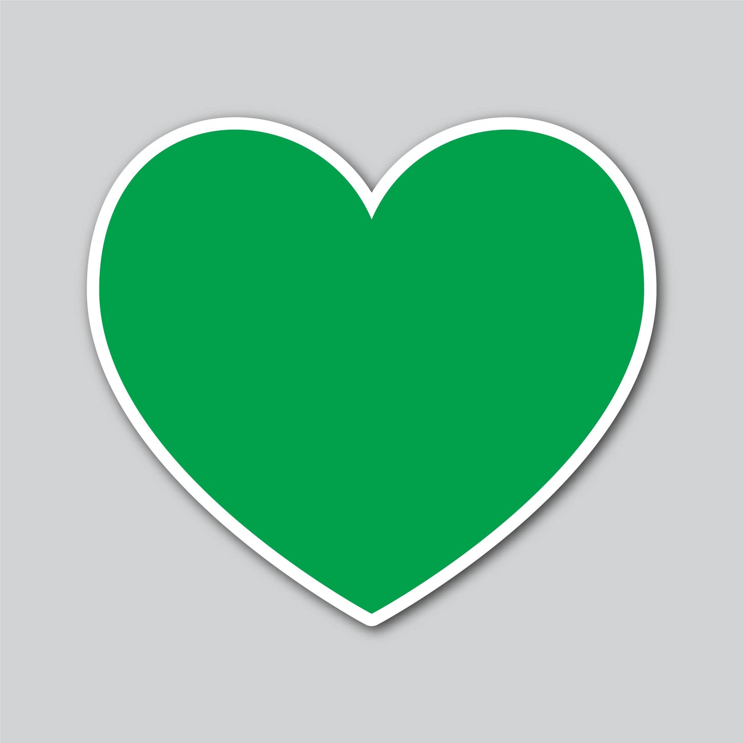 SINGLE HEART - GREEN