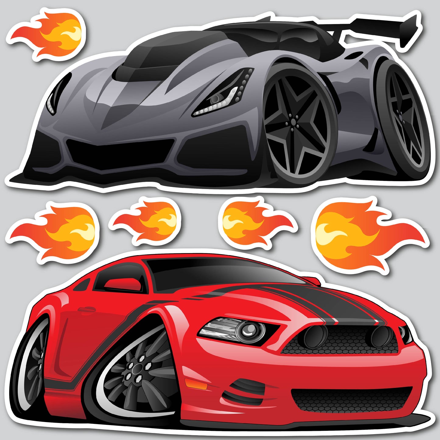 SPORTS CARS | Yard Card Set