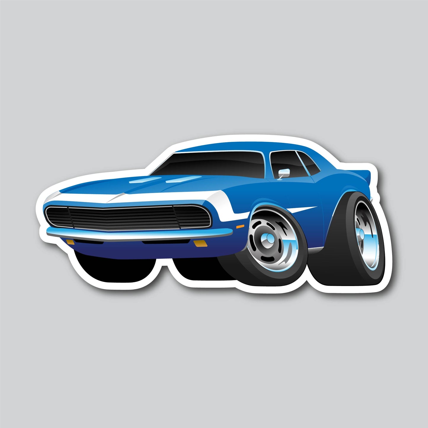 BLUE MUSCLE CAR