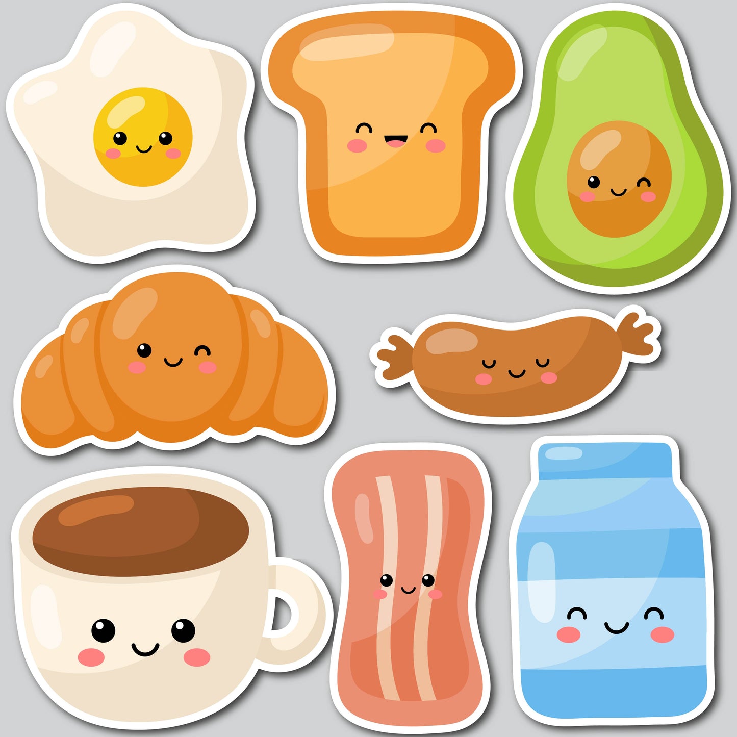 SW CUTE BREAKFAST TREATS | Yard Card Set