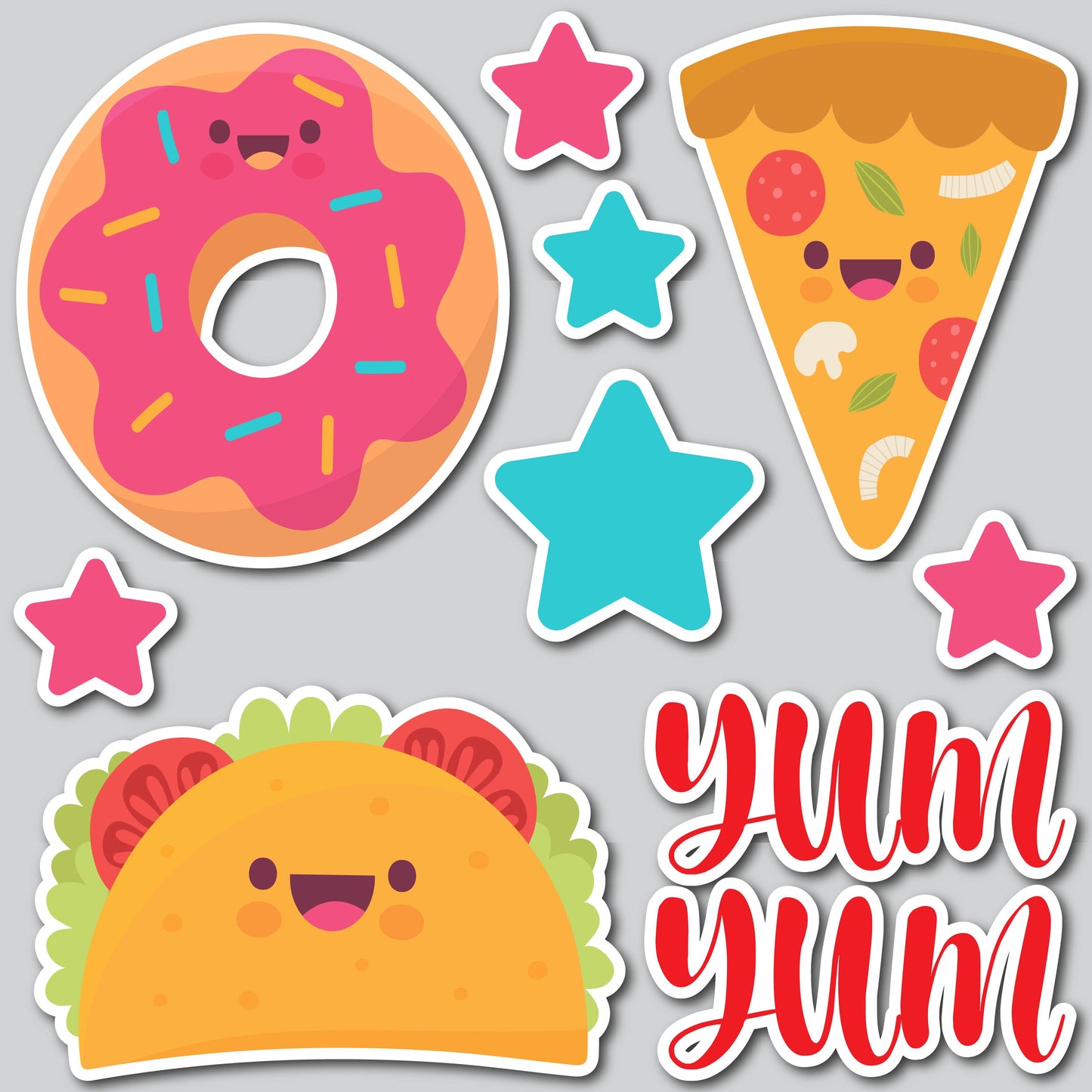 FUN FOOD | Yard Card Set