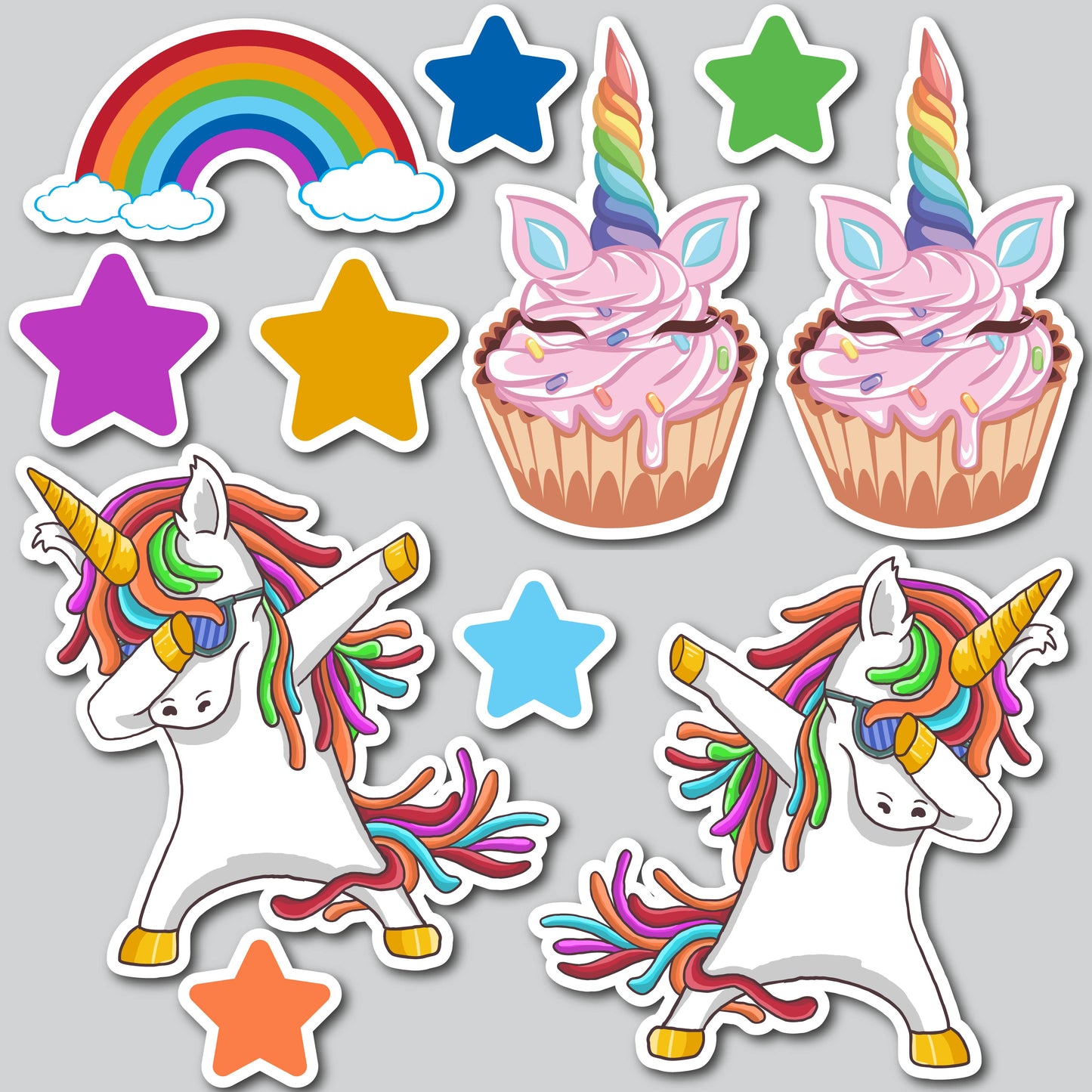 DABBING UNICORNS | Yard Card Set