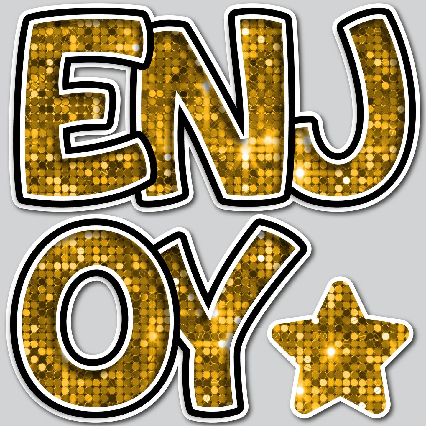 ENJOY EZ SET -  GOLD SEQUIN