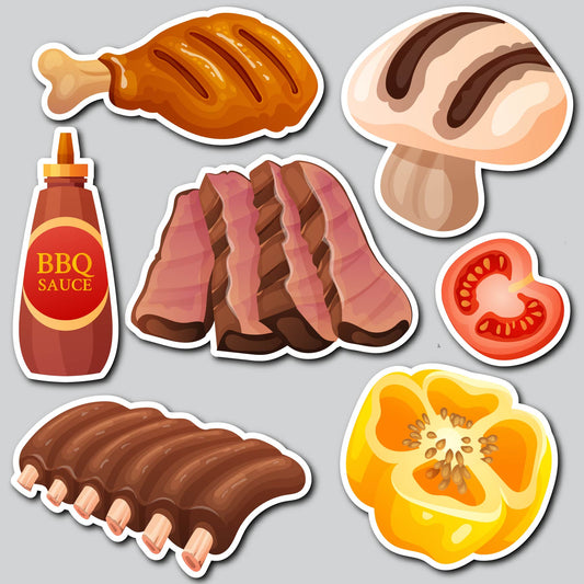 BBQ LOVERS | Yard Card Set