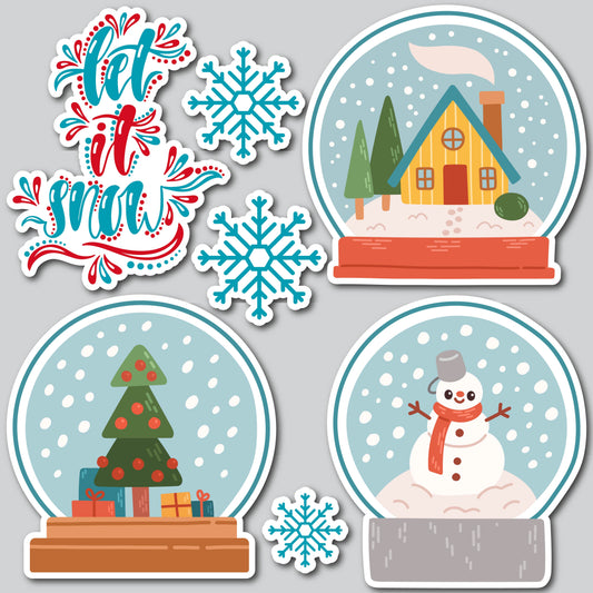 SW SNOW GLOBES | Yard Card Set