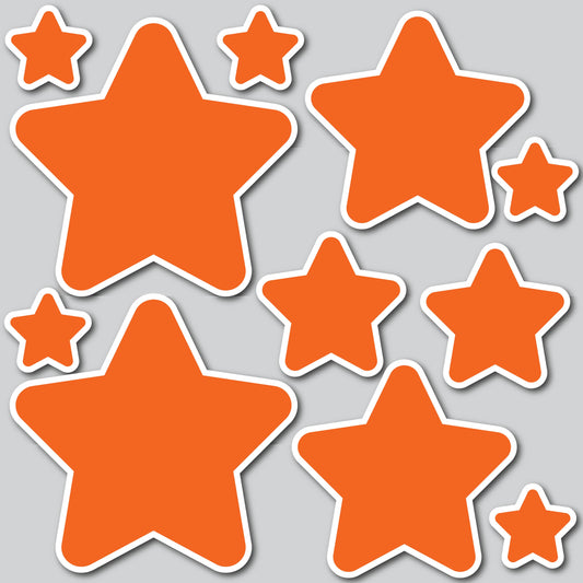 STARS - SOLID ORANGE