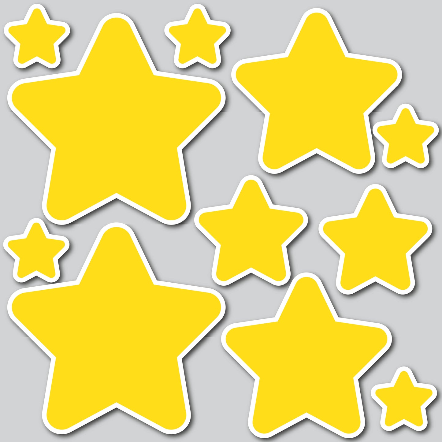 STARS - SOLID YELLOW