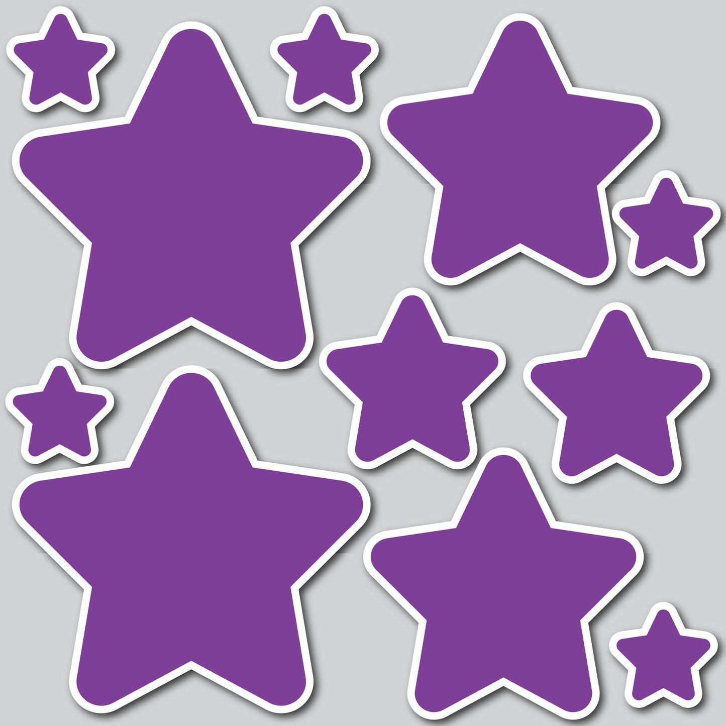 STARS - SOLID PURPLE