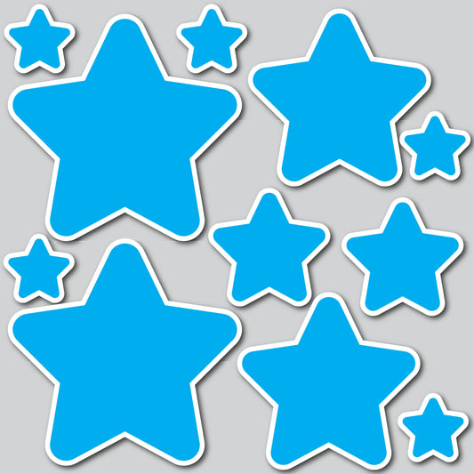 STARS - SOLID LIGHT BLUE