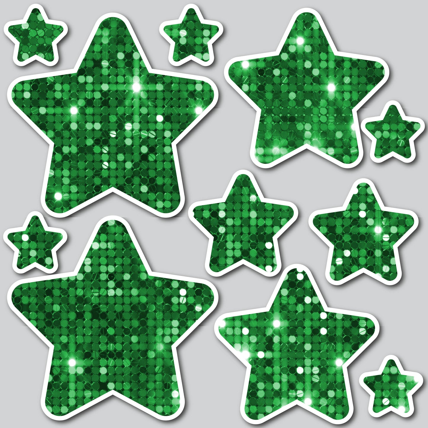 STARS - SEQUIN GREEN