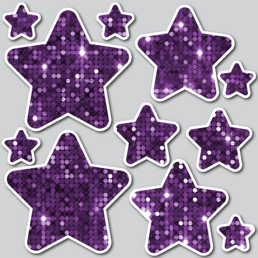 STARS - SEQUIN PURPLE