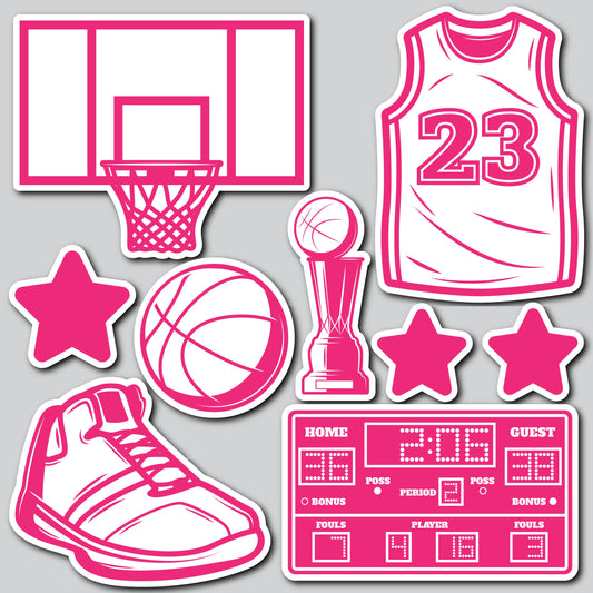 BASKETBALL - PINK/WHITE