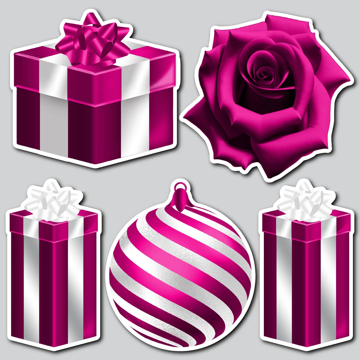 CHRISTMAS BUNDLE - PINK | Yard Card Set