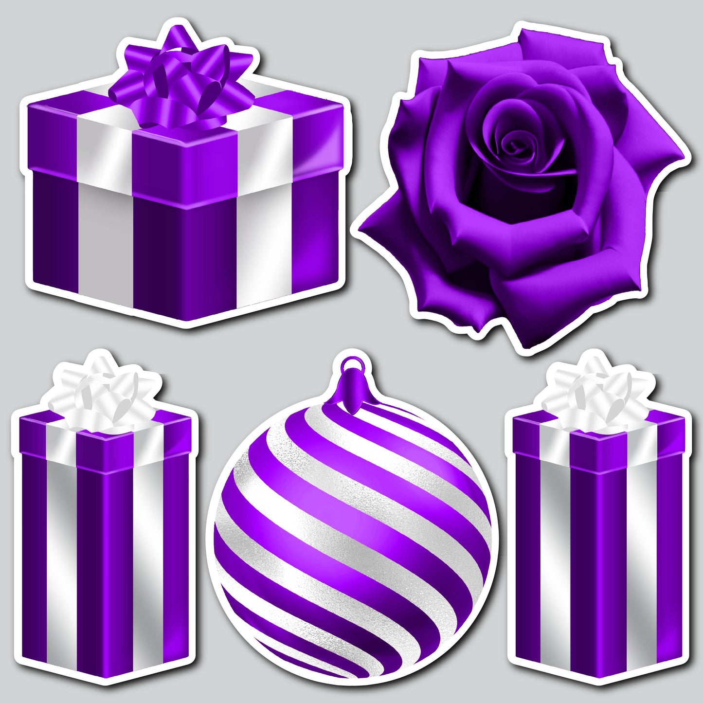 CHRISTMAS BUNDLE - PURPLE | Yard Card Set