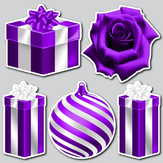 CHRISTMAS BUNDLE - PURPLE | Yard Card Set