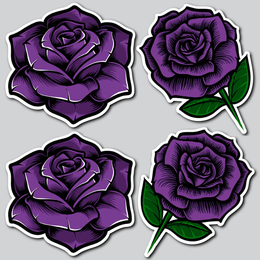 LARGE ROSES - PURPLE