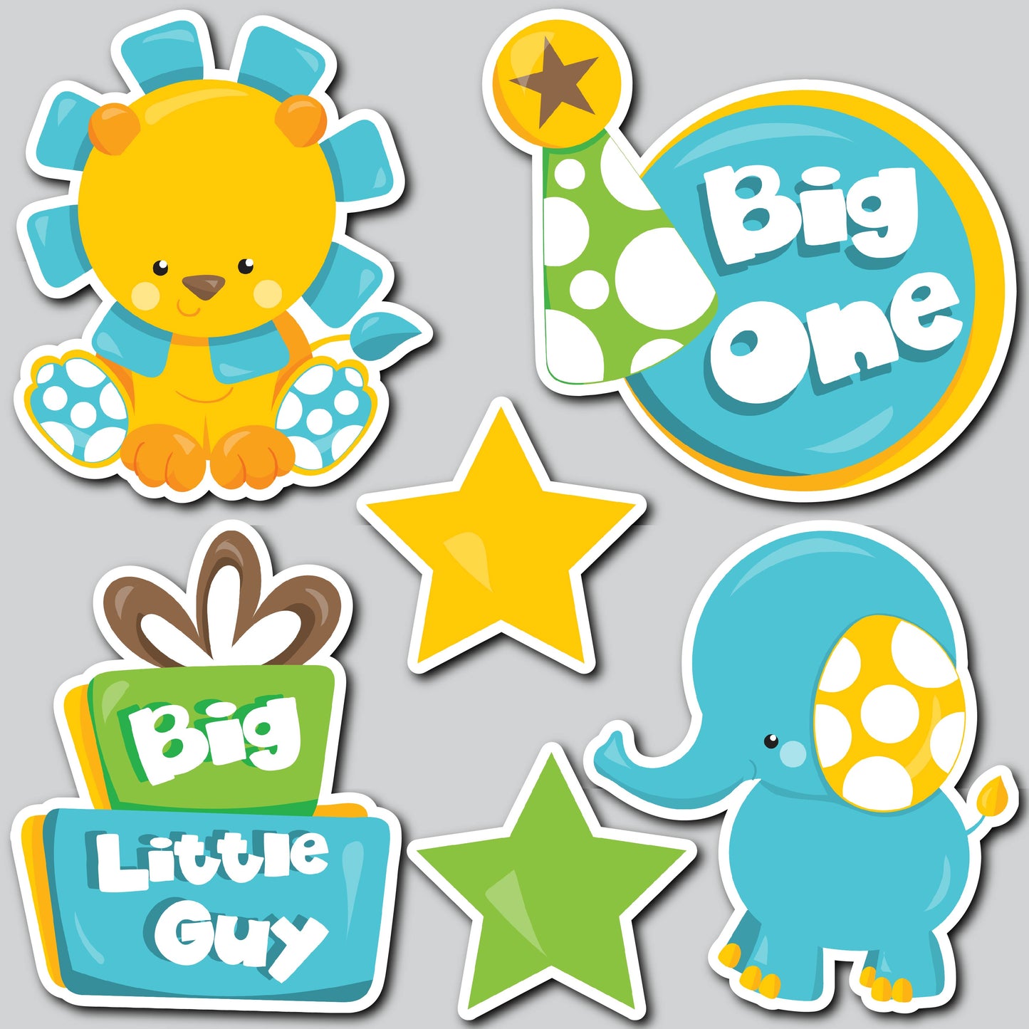 BIG 1 PARTY | Yard Card Set