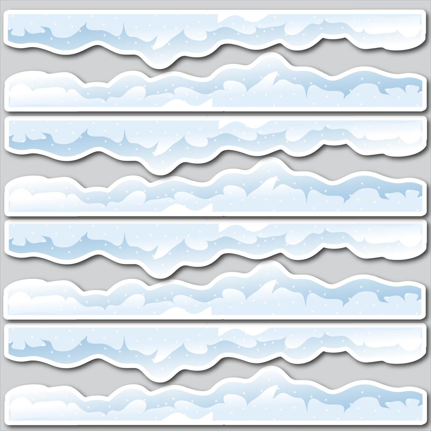 SNOW BASE COVER PANELS - SMALL | Yard Card Set