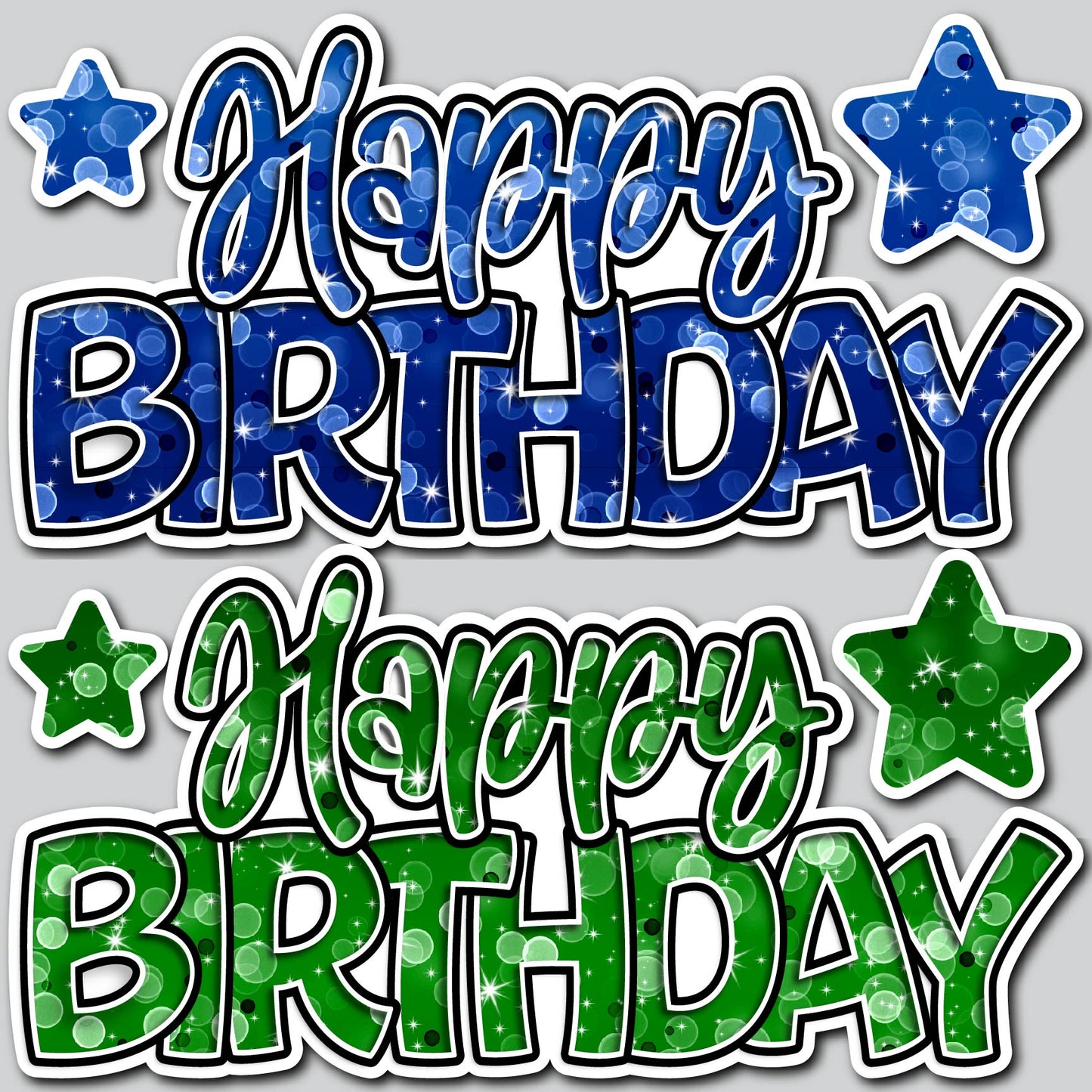 HBD SHOP PANELS - BOKEH BLUE/GREEN