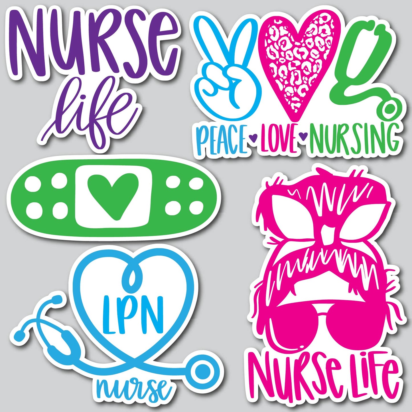 NURSE QUOTES LPN | Yard Card Set