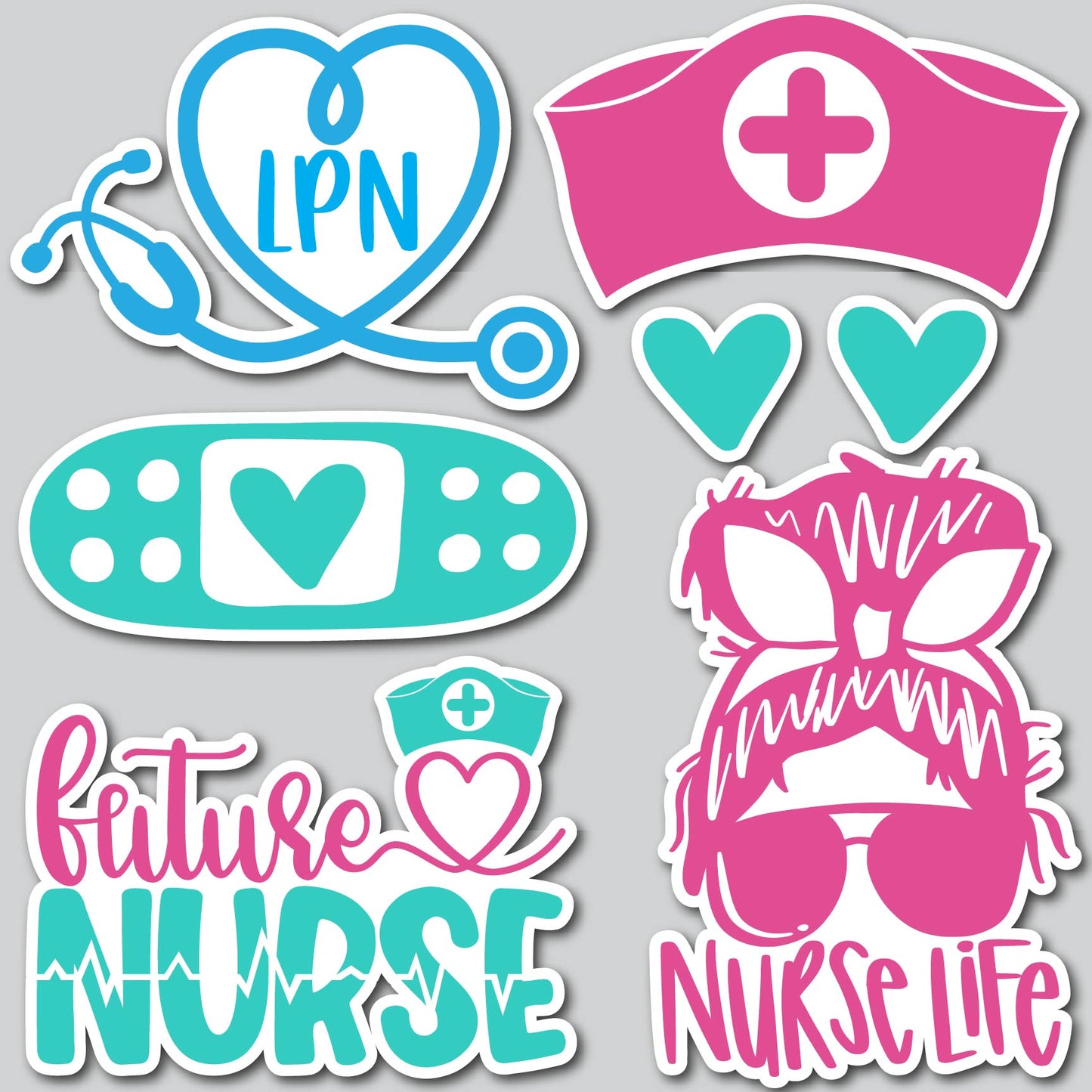 FUTURE NURSE LPN | Yard Card Set