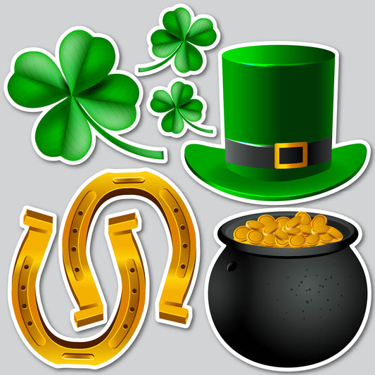 ST. PATRICKS LUCKY SET | Yard Card Set