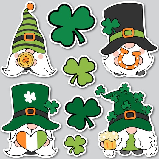 ST. PATRICKS LUCKY GNOMES | Yard Card Set