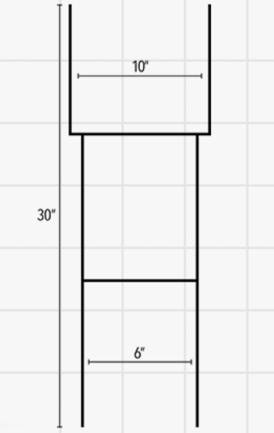 Heavy Duty Step Stakes (10”x30”) - 25ct.